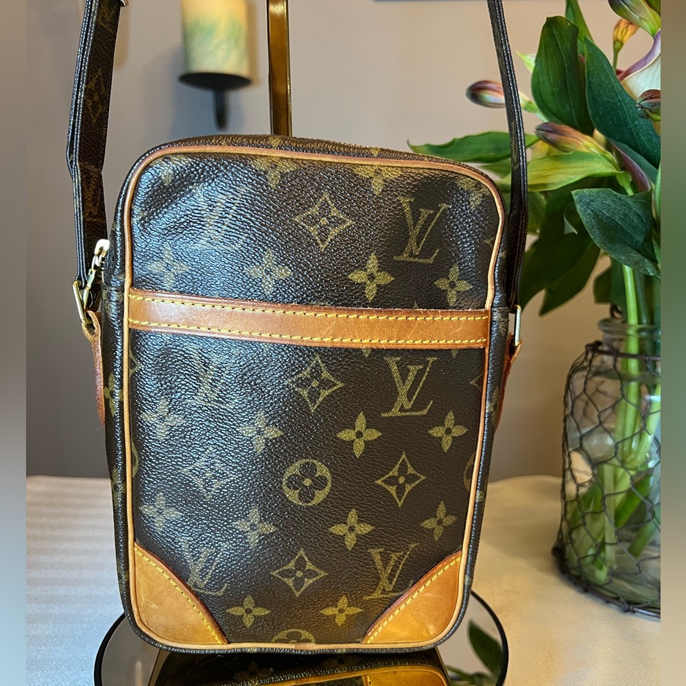 LOUIS VUITTON Danube Monogram Crossbody Bag